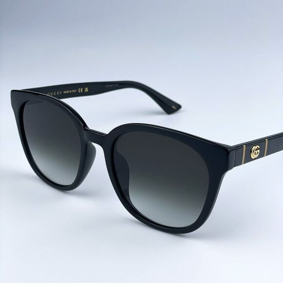 NEW Gucci GG1122SA 001 Black Grey Gradient Women Sunglasses main image 12